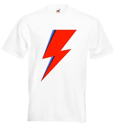 Buy David Bowie Inspired Flash T Shirt Spiders From Mars Ziggy Stardust Mick Ronson • 13.95£