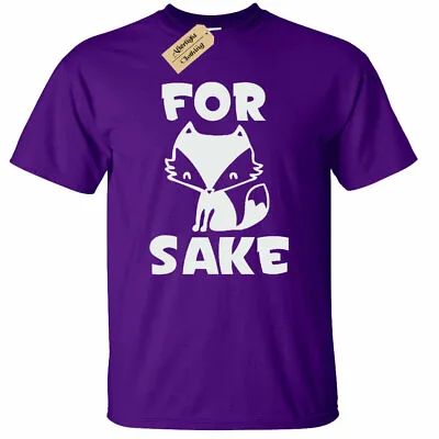 Buy KIDS BOYS GIRLS For Fox Sake T-Shirt Funny Joke Rude Gift Foxes Childrens • 9.99£