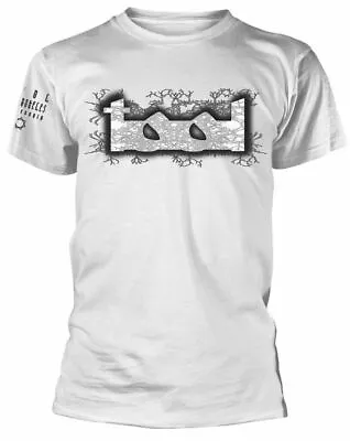 Buy Official Tool T Shirt Double Image Logo White Classic Rock Metal Band Tee New • 18.98£