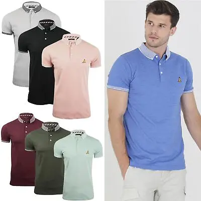 Buy Mens Polo T Shirt Brave Soul Glover Cotton Collared Short Sleeve Casual Mens Top • 8.99£