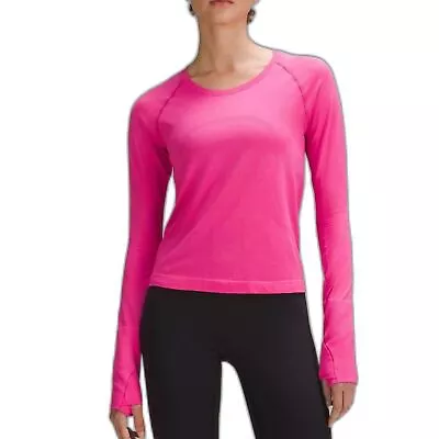 Buy Lululemon Swiftly Tech Long Sleeve Shirt 2.0 *Race Length *Sonic Pink • 53.03£