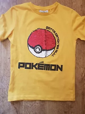 Buy Next Boys Pokemon T-shirt Aged 8 Years • 3£