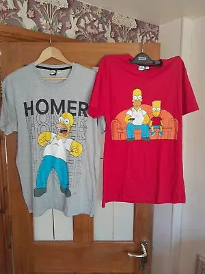 Buy 2 The Simpsons T Shirts Both Size XXL Good Condition • 20£