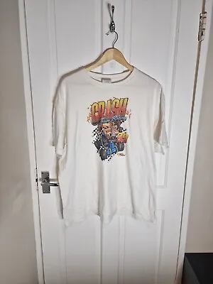 Buy Crash Bandicoot Vintage White T - Shirt Size : XL • 28.28£