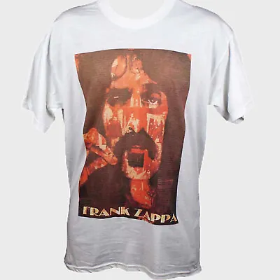 Buy Frank Zappa Blues Folk Jazz Rock Short Sleeve White Unisex T-shirt S-3XL • 14.99£