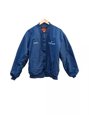 Buy Red Kap Mens Large Bomber Jacket Work Wear Chore Navy Fashion Island Newport USA • 11£