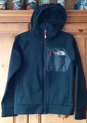 Buy Black Hooded Sweatshirt Jacket…The North Face…size Youth/ Junior S/P • 5£
