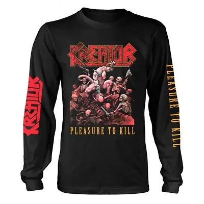 Buy Kreator - Pleasure To Kill NEW Long Sleeve Baseball Shirt • 24.99£