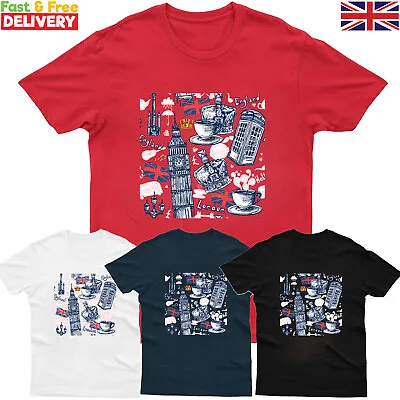 Buy King Charles London England Mens Kids T-Shirt Great Britain Souvenir Gift Tee • 7.99£