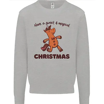 Buy Gingerbread Man Unicorn Christmas Mens Sweatshirt Jumper • 16.99£