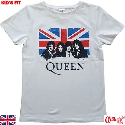Buy Queen Kids And Toddler T Shirts-Official Licensed-Queen Classic Logo Tee Shirts • 14£