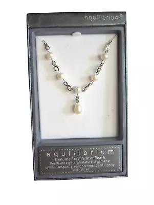 Buy Equilibrium Jewellery - Genuine Freshwater Pearls Necklace • 21.99£