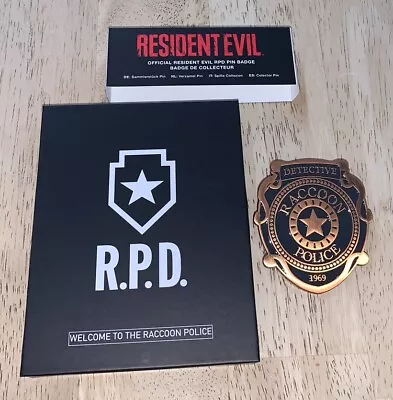 Buy Resident Evil Raccoon Police Department Police Pin Badge RPD Numskull R.P.D • 14.99£