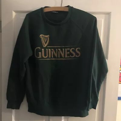 Buy Guinness Official Merchandise Dark Green Ireland Graphic Jumper Adults Small • 20£