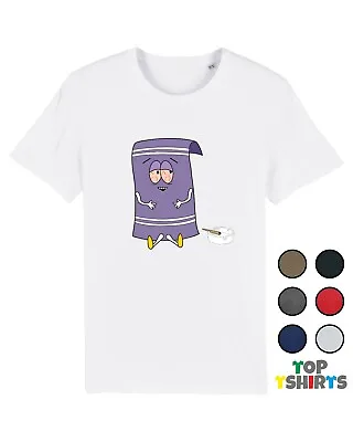 Buy FUNNY TOWELLY South Park Towel Smoking Joint Weed Comedy Cartoon T-Shirt Top • 9.99£