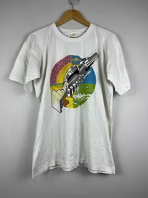 Buy Vintage Pink Floyd Rare 1980’s Wish You Were Here T-Shirt Size L On Novel Tag • 158.10£