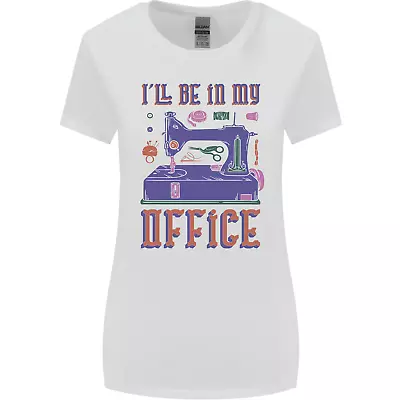 Buy Funny Sewing Machine Seamstress Tailor Womens Wider Cut T-Shirt • 8.99£