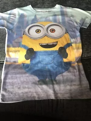 Buy Boys Minions Despicable Me  T-Shirt Age 6-7 Years 116-122cm • 2£