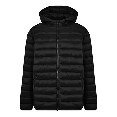 Buy Men's Coat SoulCal Micro Bubble Jacket In Black • 24.99£