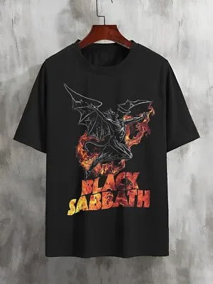 Buy Black Sabbath Music T-shirt,Vintage 70s Ozzy Osbourne Black Sabbath,Heavy Metal • 20.77£