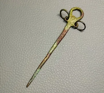 Buy Ancient Viking Bronze Hair Pin. Viking Jewelry. Original Viking Artifact • 56.83£