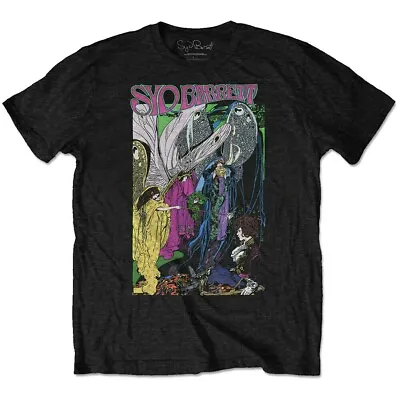 Buy Syd Barrett 'Fairies' Logo T-Shirt Short Sleeve Tee Pink Floyd Rock Memorabilia • 16.06£