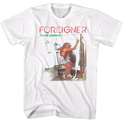 Buy Foreigner Head Games Album Cover Men's T Shirt Rock Music Merch • 47.09£