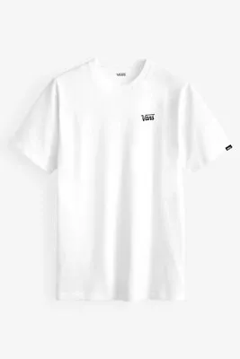 Buy Vans Men's White Mini Script T-Shirt Tee Crew Neck Cotton RRP £24.99 • 15.99£