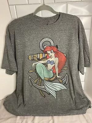 Buy Disney The Little Mermaid Ariel T-Shirt Sz 2XL • 23.62£