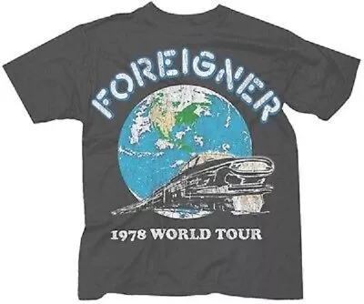 Buy Authentic Foreigner 4 1978 World Tour Rock Band Hard Rock Tee Shirt S-3xl Frn02 • 34.04£