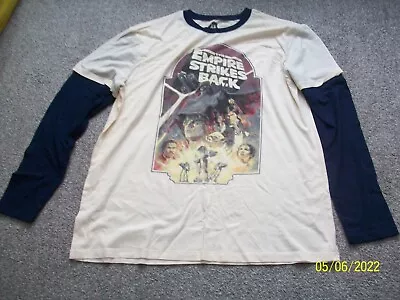 Buy Star Wars The Empire Strikes Back Long Sleeve T-shirt Adult Men's Extra Large XL • 29.75£
