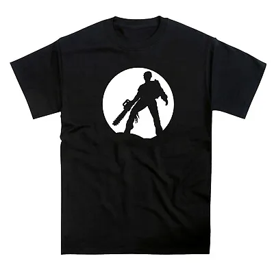 Buy Evil Dead Inspired Ash Chainsaw Moon Silhouette T-Shirt • 12.95£