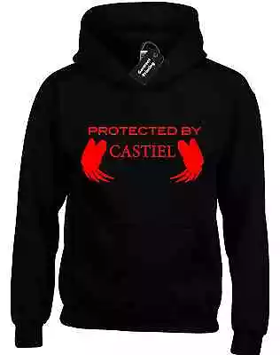 Buy Protected By Castiel Hoody Hoodie Supernatural Winchester Brothers Devil Bobby  • 16.99£