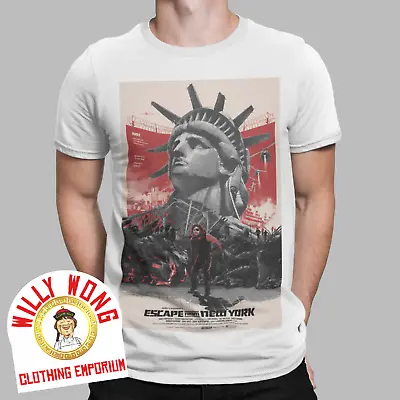 Buy Escape From New York T-Shirt Retro Tee Movie Film 80s Snake Poster Japan Prison • 6.99£
