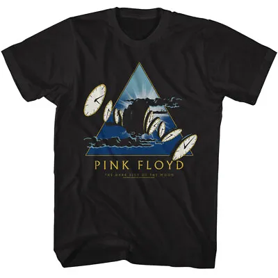 Buy Pink Floyd Dark Side Of The Moon Clocks Men's T Shirt Psychedelic Music Merch • 39.85£