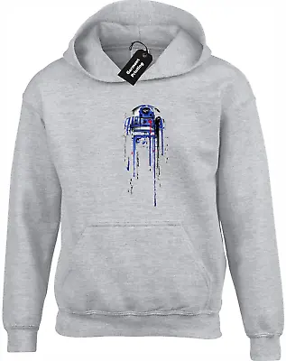 Buy Dripping R2d2 Hoody Hoodie Cool Star Trooper Jedi Storm Wars Droids Gift (col) • 16.99£