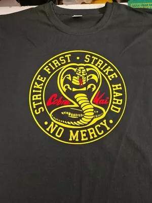 Buy Cobra Kai T-Shirt Karate Strike First  Adults Men Women  Free Delivery All Sizes • 8.50£