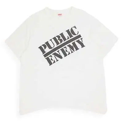 Buy Supreme X Undercover Public Enemy T-Shirt Size Large  White • 48£