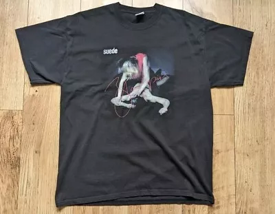 Buy Suede T-Shirt Blood Sports 2013 XL Black Fruit Of The Loom • 24.99£