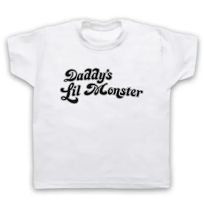 Buy Daddy's Lil Monster Unofficial Harley Quinn Suicide Kids Childs T-shirt • 13.99£