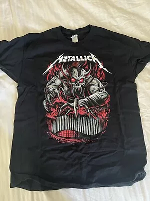 Buy Metallica World Wired 2017 Tour T-shirt Large Vintage Rare • 20£