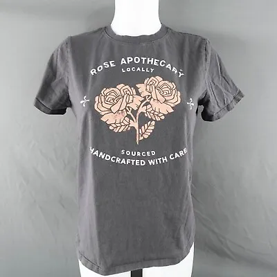 Buy Schitts Creek Womens T SHirt Small Rose Apothecary Small Black Wash Y2K Everyday • 14.34£