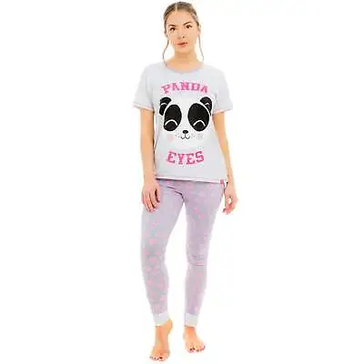 Buy Womens Pyjamas Loungewear Pyjama Set PJs Nightwear XS - XXL Panda Pyjamas Gift • 16.99£