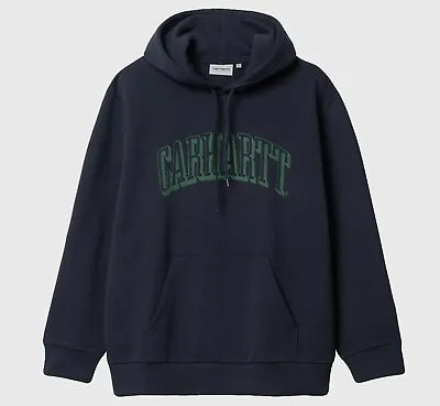 Buy Ex Carhartt WIP Scrawl Hooded Sweatshirt Pullover Hoodie - RRP £90 • 41.99£