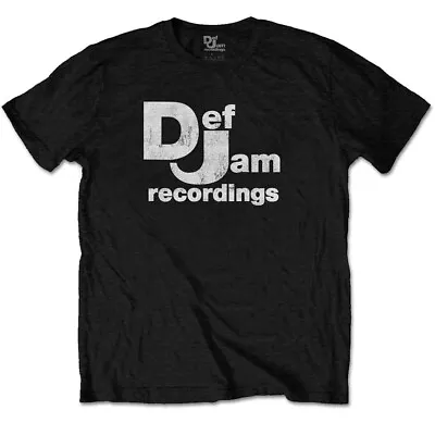 Buy Def Jam Recordings Classic Logo Black T-Shirt OFFICIAL • 14.99£