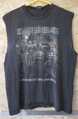 Buy Iron Maiden A Matter Of Life & Death Tour 2006 XL T-Shirt Cut Rare Vintage Rare • 85.12£