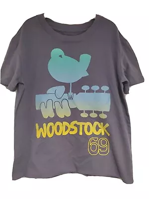 Buy New Woodstock '69 Music Festival Gap Kids Medium (8) Hendrix Baez Joplin CCR Tee • 14.59£
