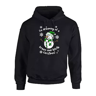 Buy Celts Green & White Christmas Hoodie Mens & Womens Fanmade Merchandise • 29.95£