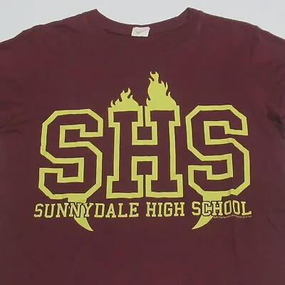 Buy Buffy The Vampire Slayer T-Shirt Sunnydale High School 2013 Maroon Womens Small • 9.64£