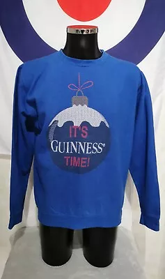Buy Unisex Guinness  It's Guinness Time  Bauble Christmas Sweater Size L (CJ41) • 17.99£